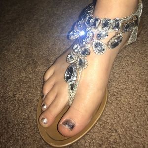 Island Escape Shoes - Island genuine crystal sandals Island Escape Shoes - Island genuine crystal sandals